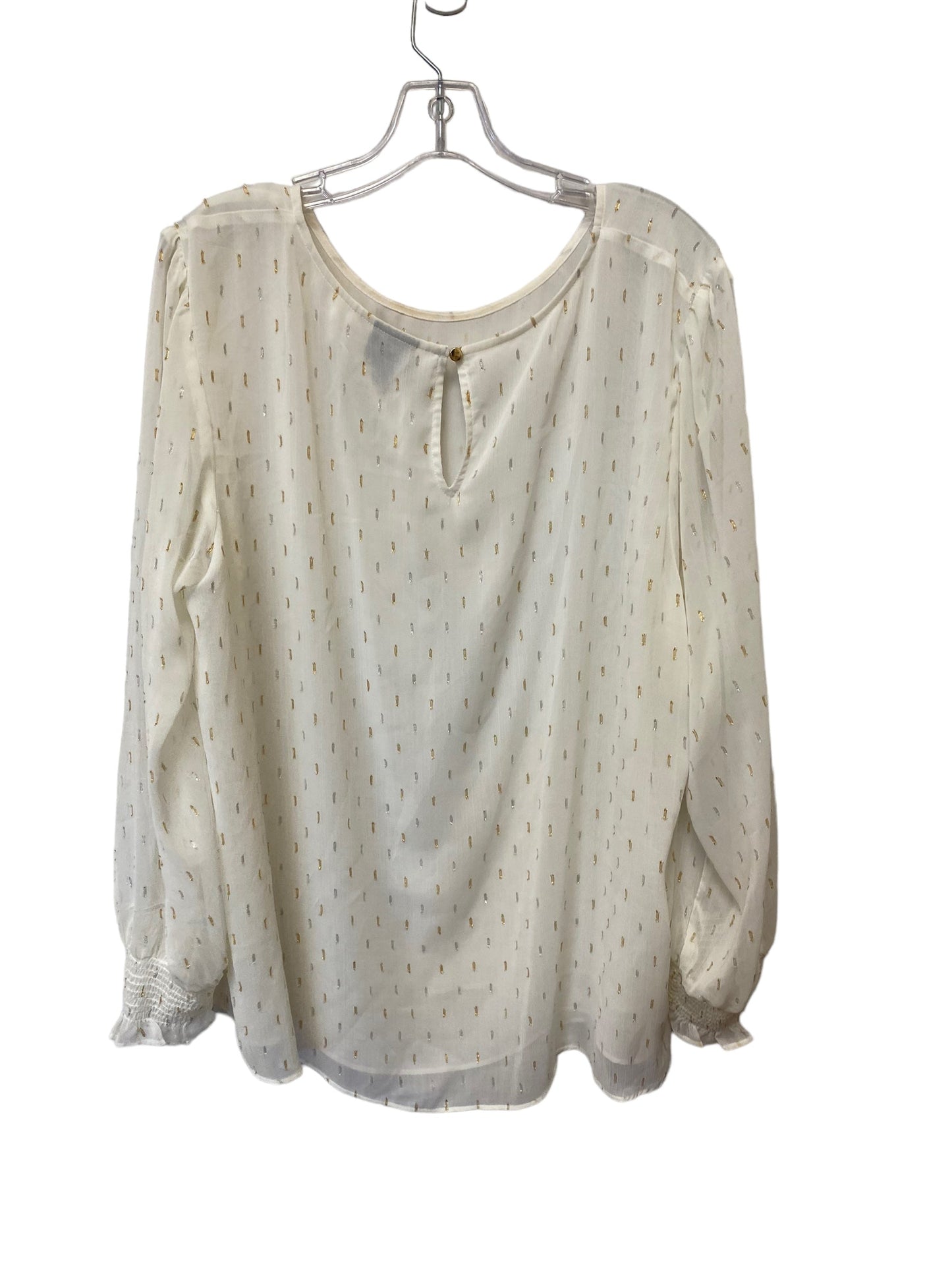 Top Long Sleeve By Worthington  Size: 2x