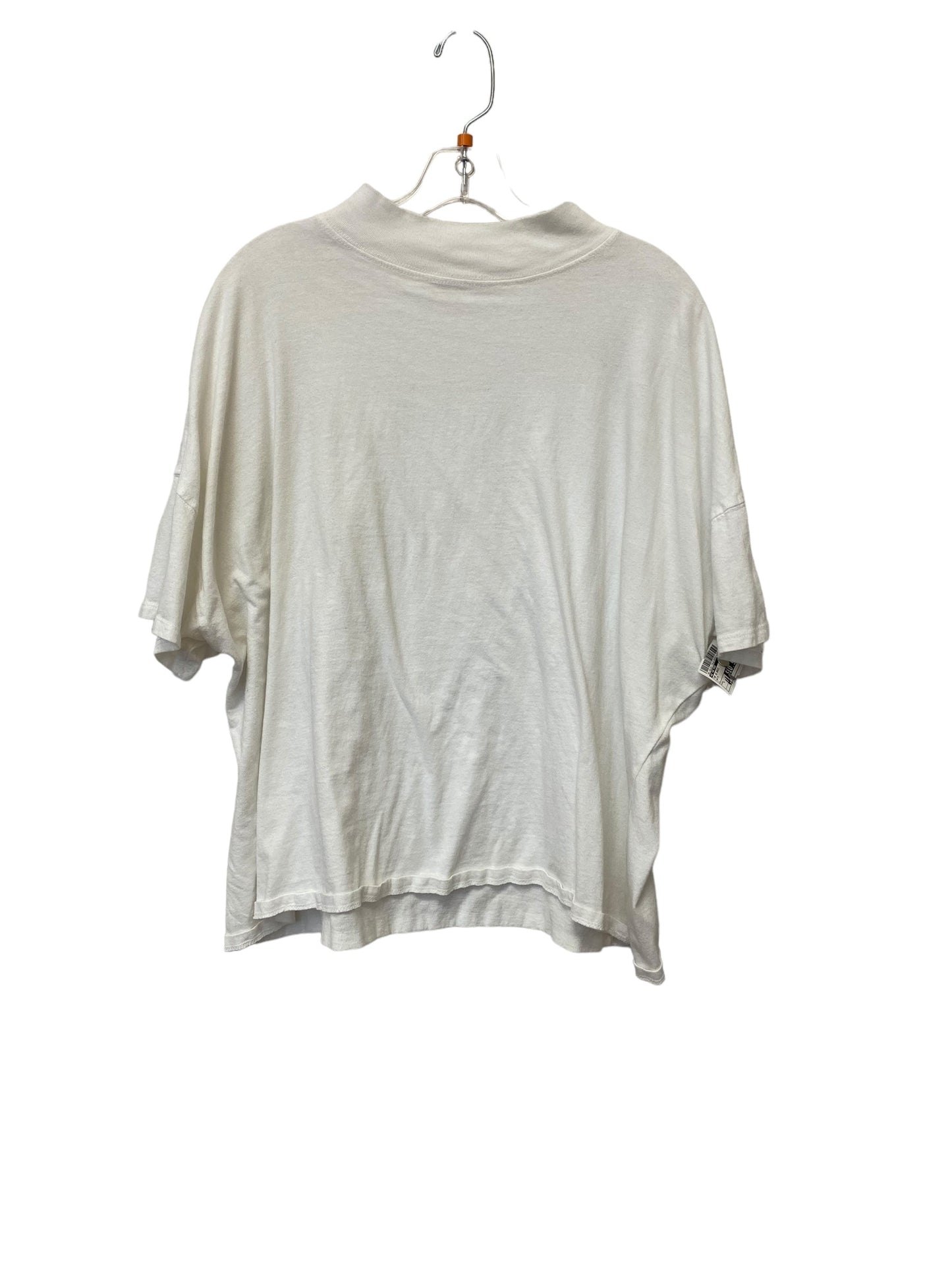 White Top Short Sleeve Basic We The Free, Size L