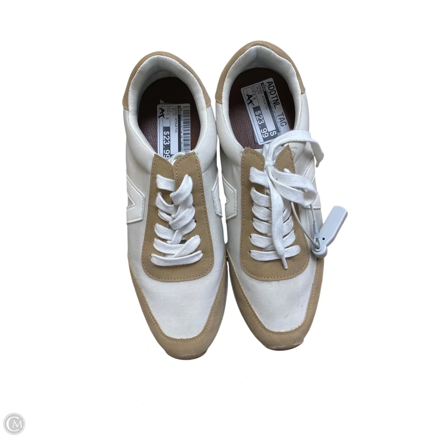 Shoes Athletic By Mia In Beige, Size: 7.5
