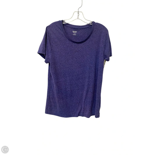 Top Short Sleeve By Mossimo In Purple, Size: Xxl