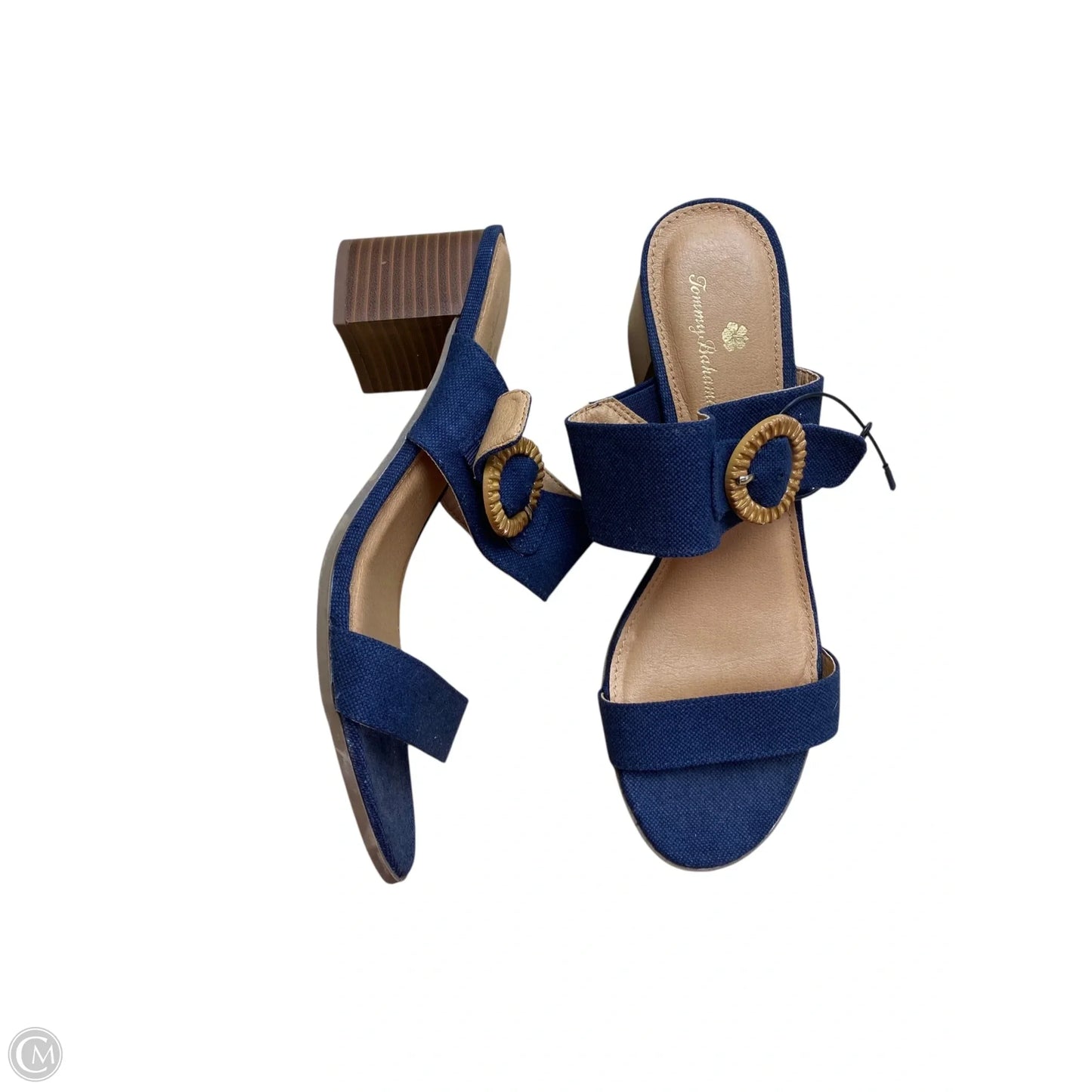 Shoes Heels Block By Tommy Bahama In Blue, Size: 8.5