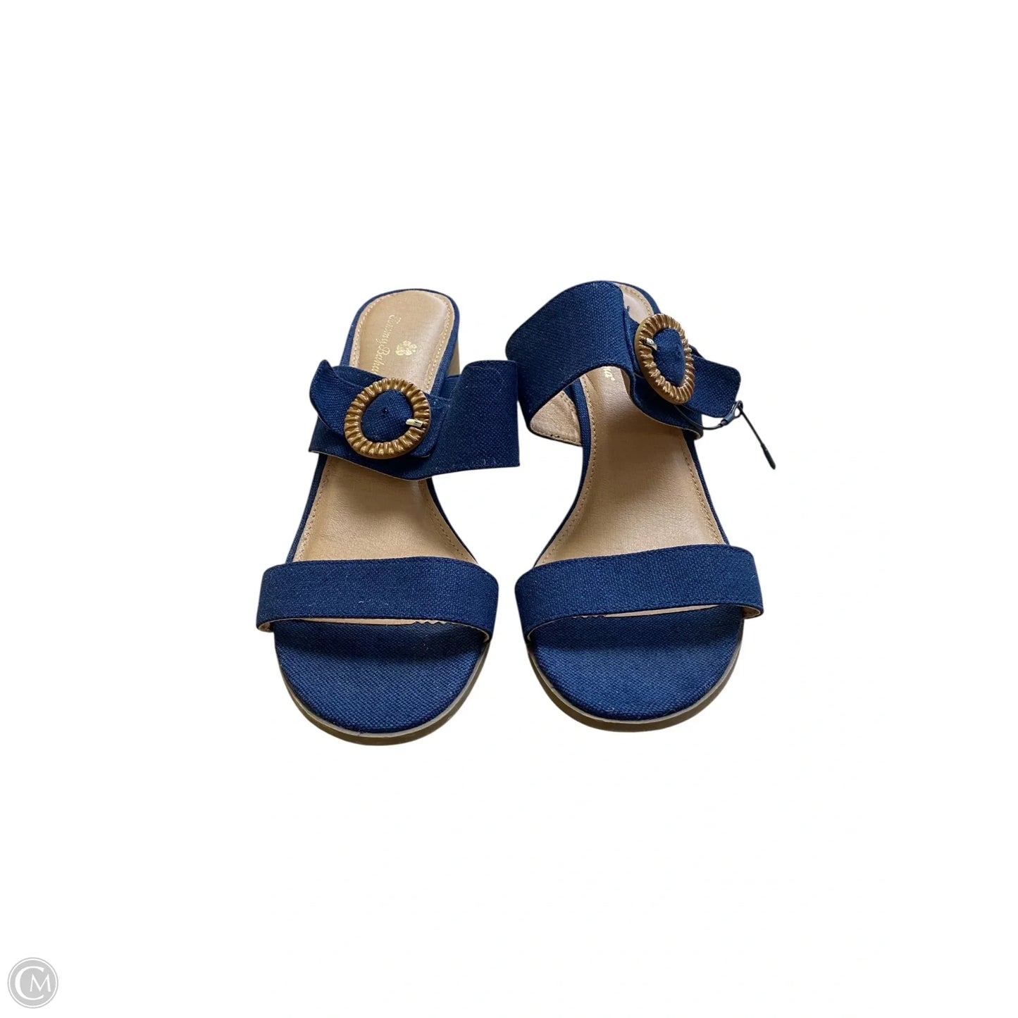 Shoes Heels Block By Tommy Bahama In Blue, Size: 8.5