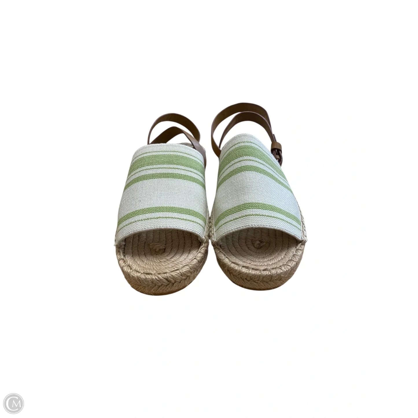 Sandals Designer By Tory Burch In Green, Size: 8