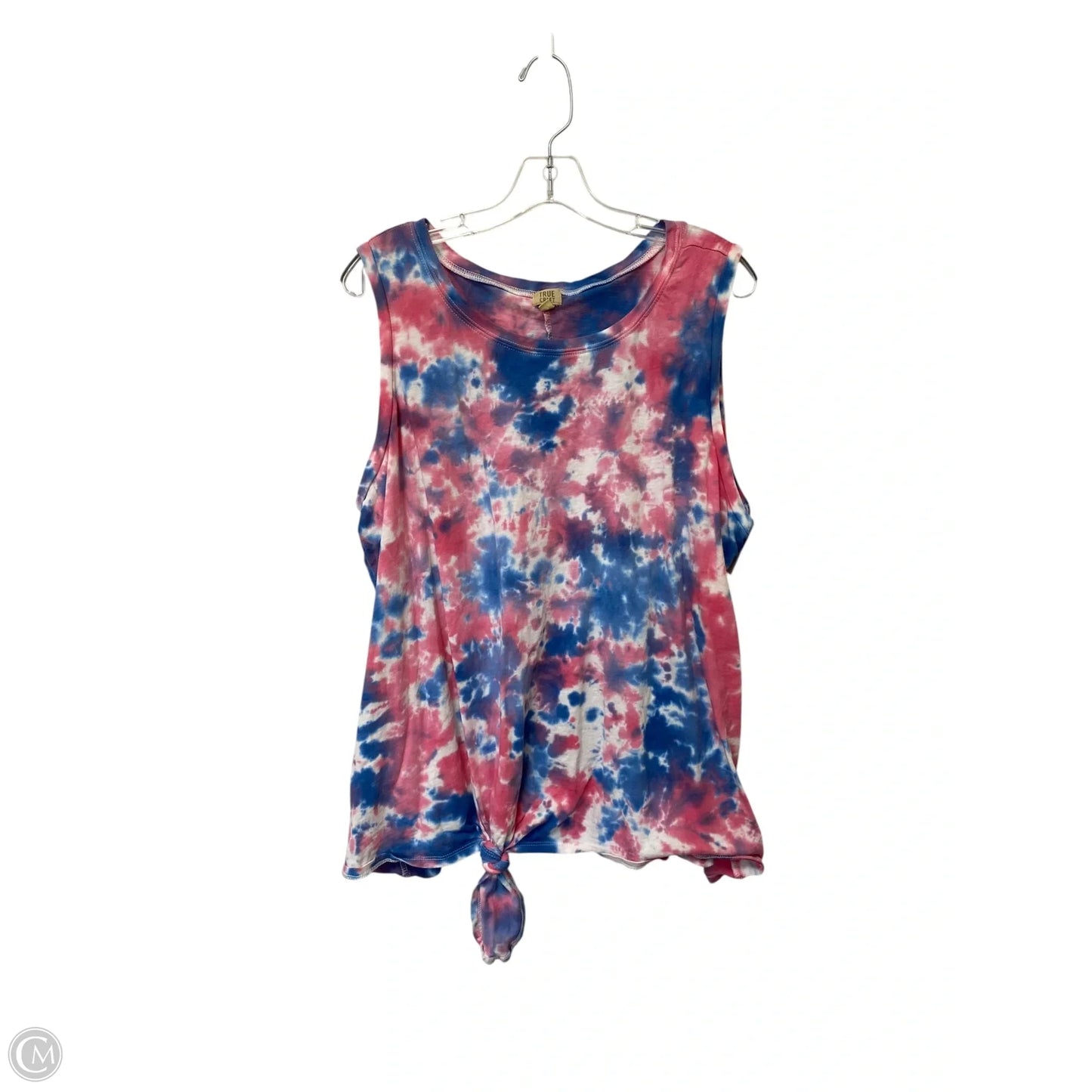 Tank Top By True Craft In Tie Dye Print, Size: 1x
