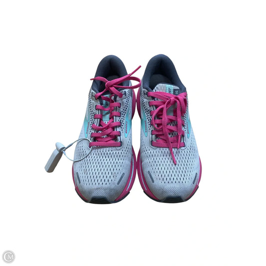 Shoes Athletic By Brooks In Grey & Pink, Size: 7.5
