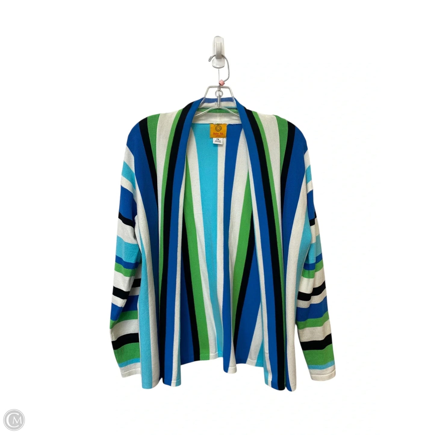 Cardigan By Ruby Rd In Striped Pattern, Size: Mp