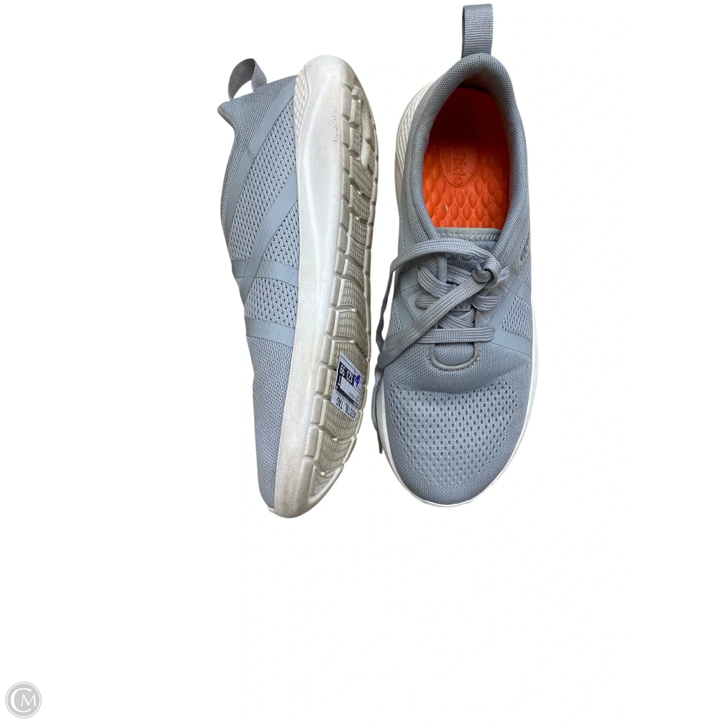 Shoes Athletic By Crocs In Grey, Size: 9