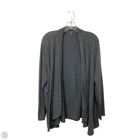 Cardigan By Croft And Barrow In Grey, Size: 2x