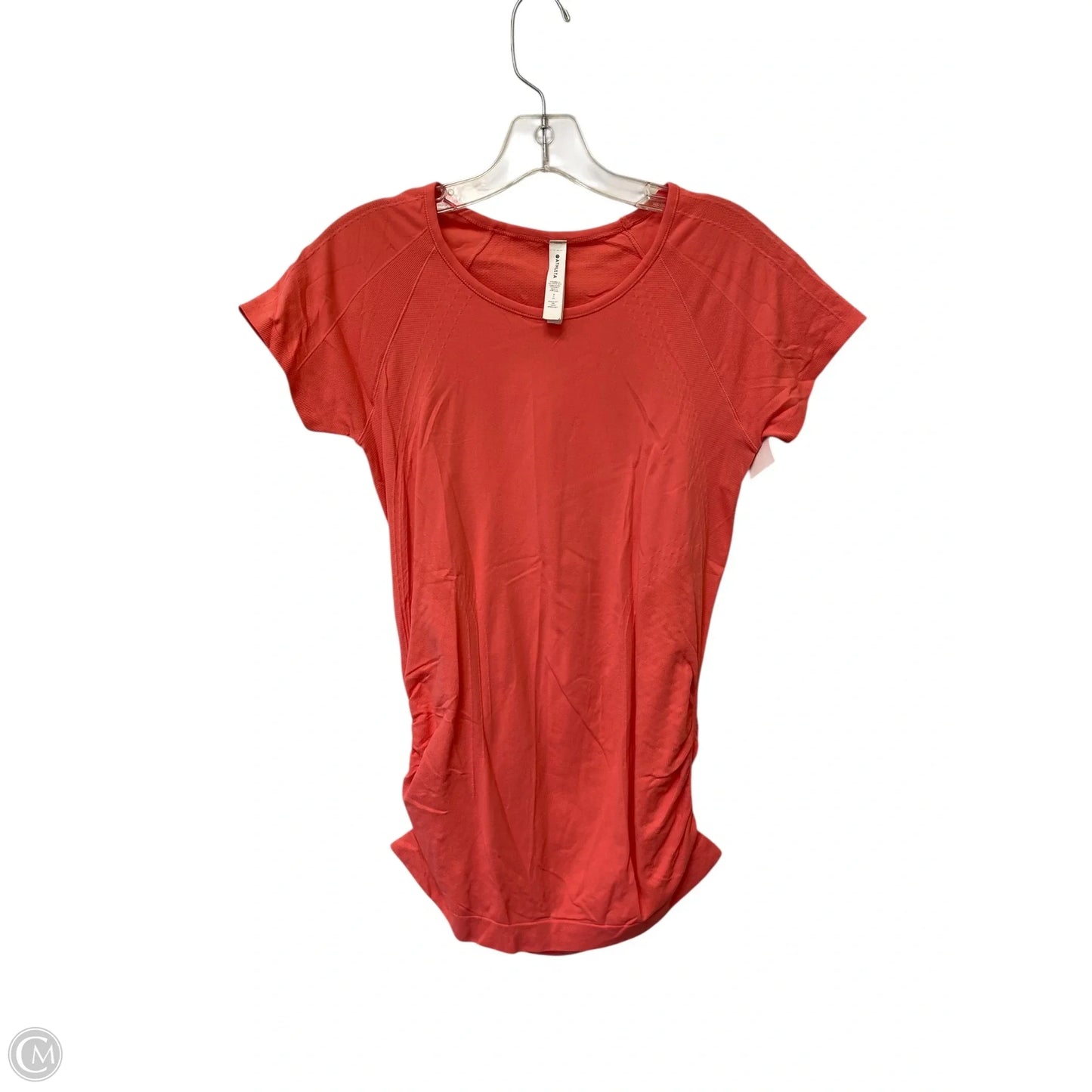 Athletic Top Short Sleeve By Athleta In Pink, Size: S