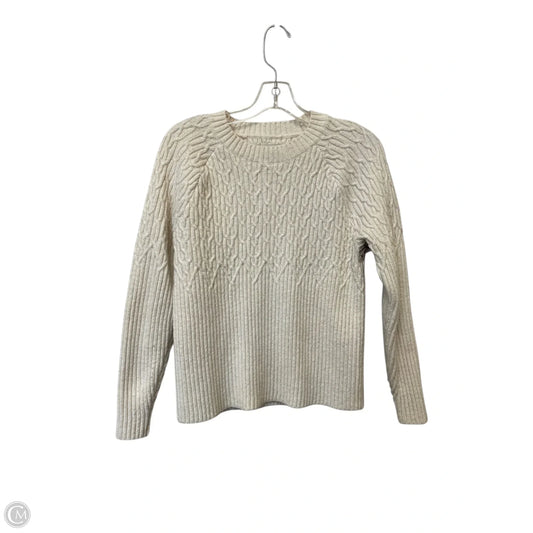 Sweater By Loft In White, Size: M