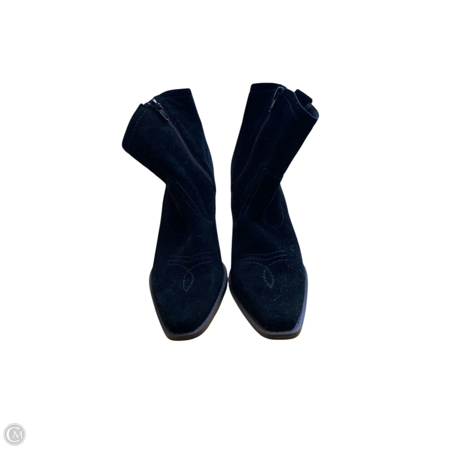 Boots Ankle Heels By Chinese Laundry In Black, Size: 8