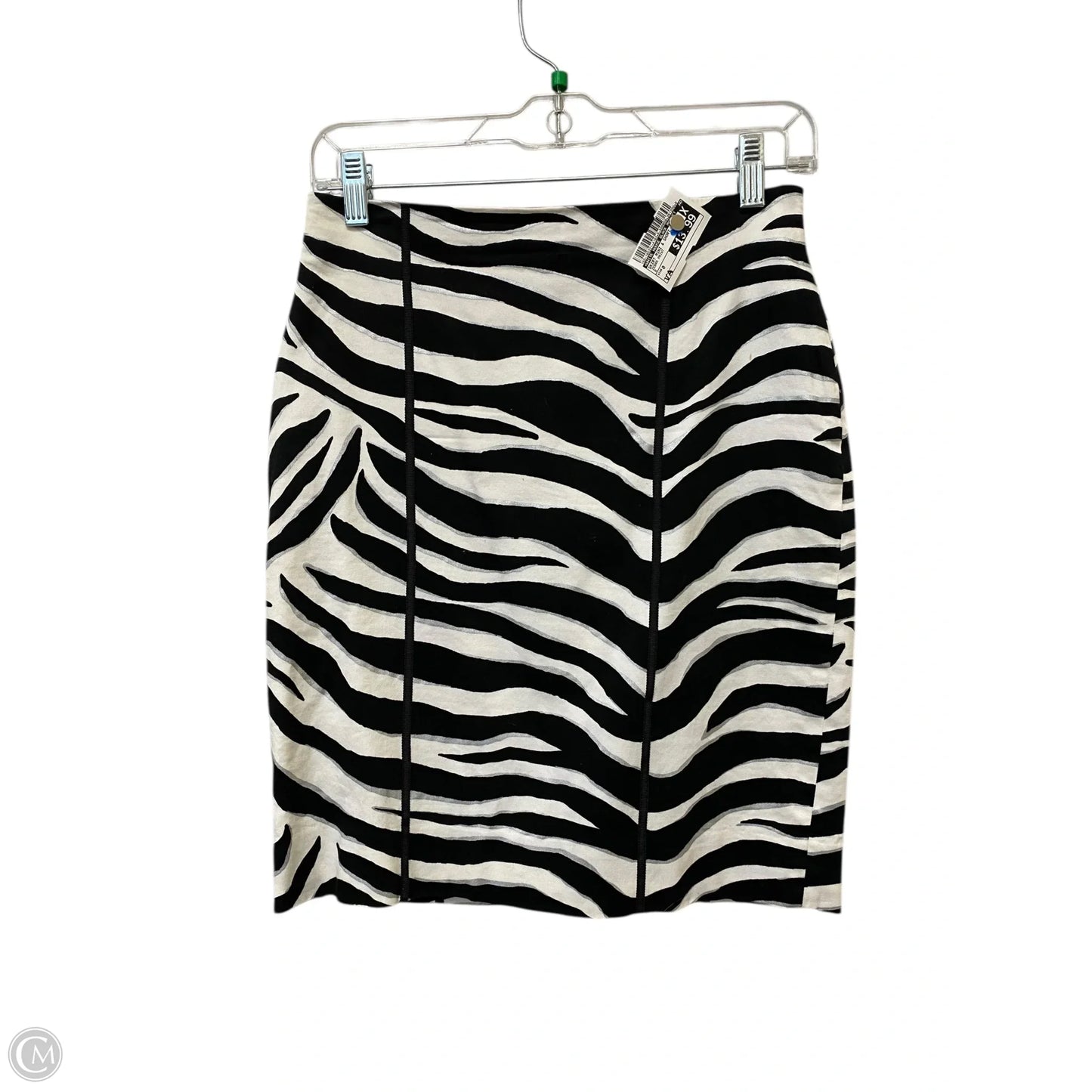 Skirt Mini & Short By White House Black Market In Zebra Print, Size: 0