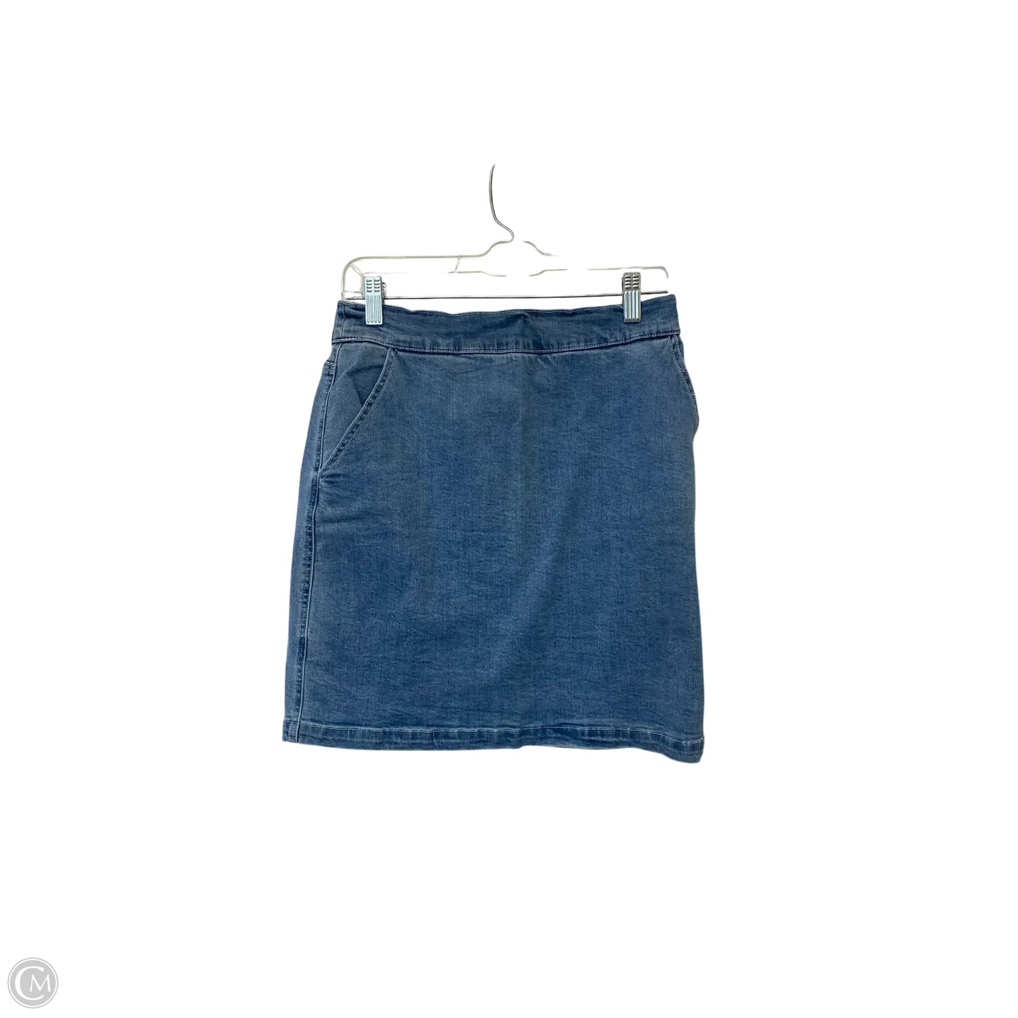 Skirt Mini & Short By Boston Proper In Blue Denim, Size: 6
