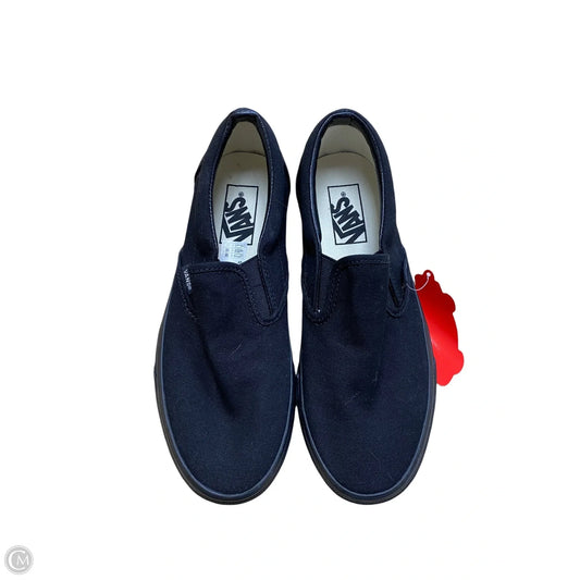 Shoes Flats By Vans In Black, Size: 7.5
