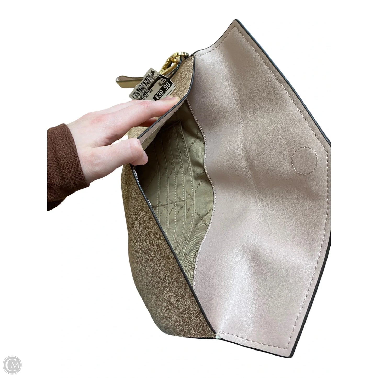 Clutch Designer By Michael Kors, Size: Large