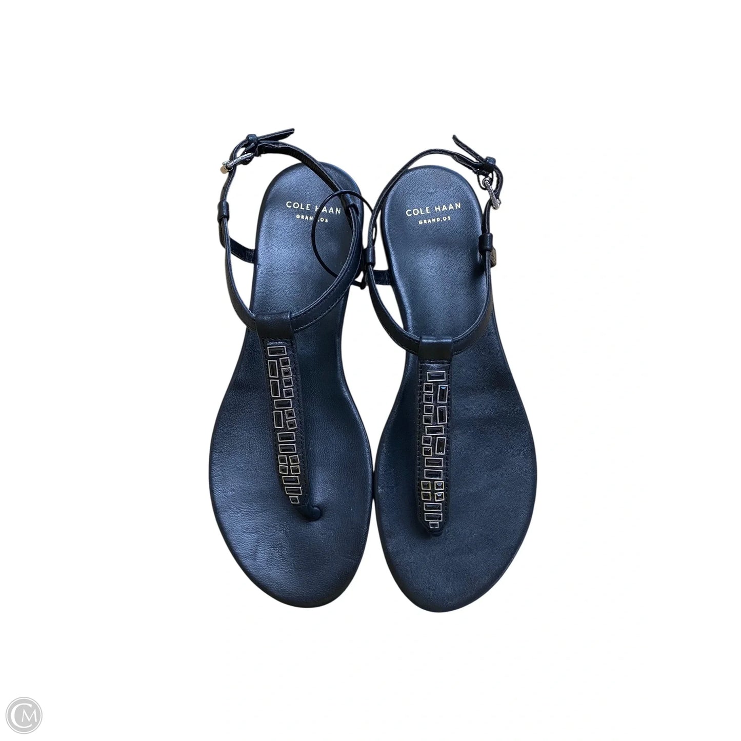 Sandals Flats By Cole-haan In Black, Size: 6.5