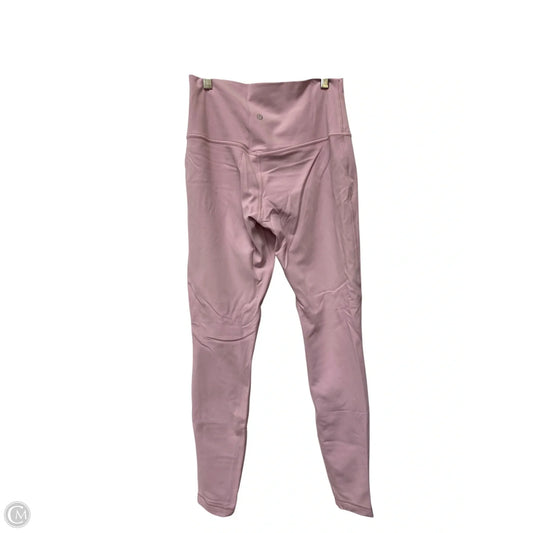 Athletic Leggings By Lululemon In Pink, Size: 8