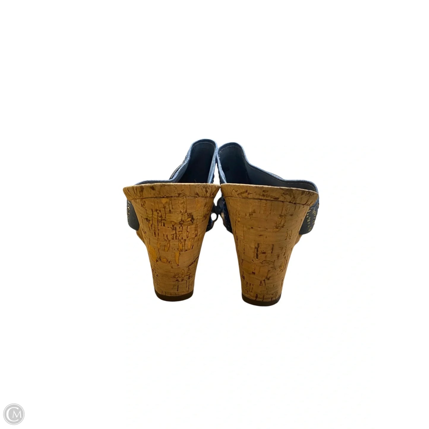 Shoes Heels Wedge By Anne Klein In Blue, Size: 10
