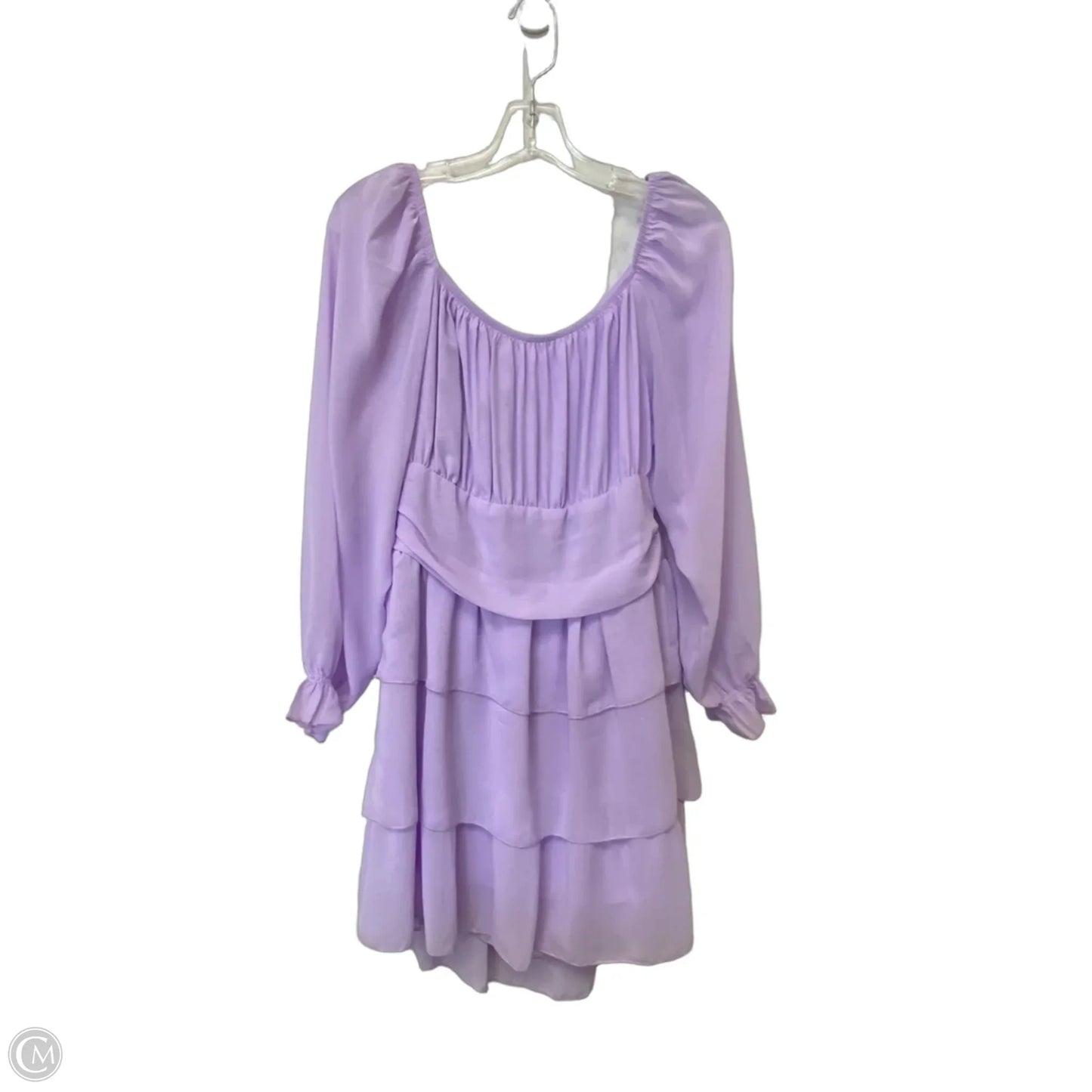 Dress Party Short By Clothes Mentor In Purple, Size: Xl