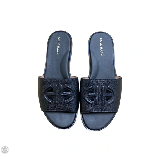Sandals Flats By Cole-haan In Black, Size: 6.5