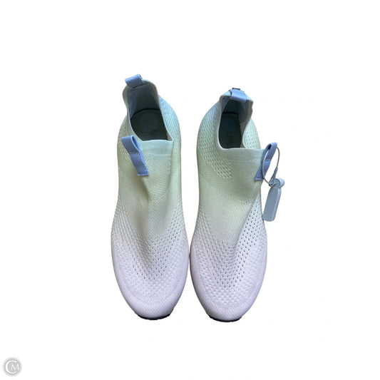 Shoes Athletic By J Slides In Rainbow Print, Size: 9