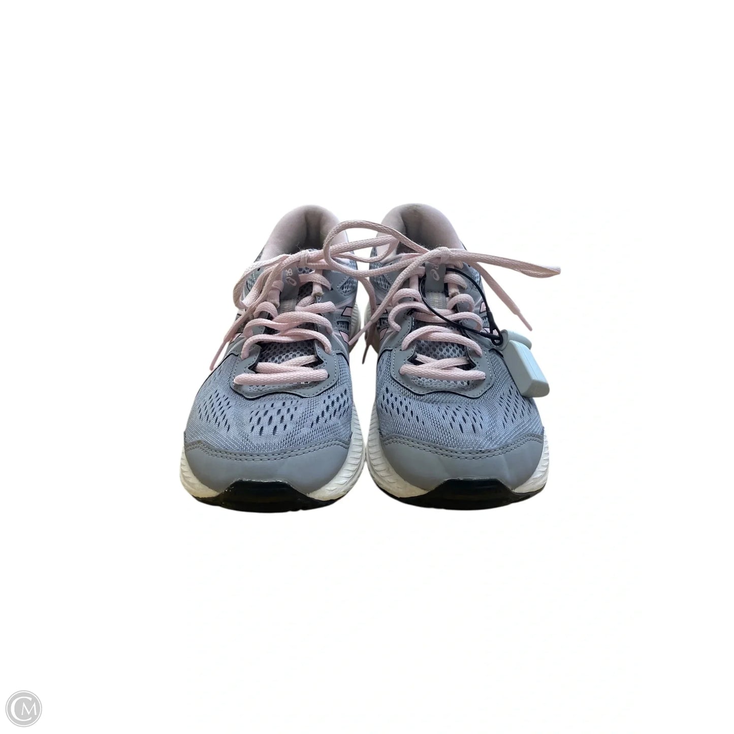 Shoes Athletic By Asics In Grey & Pink, Size: 8