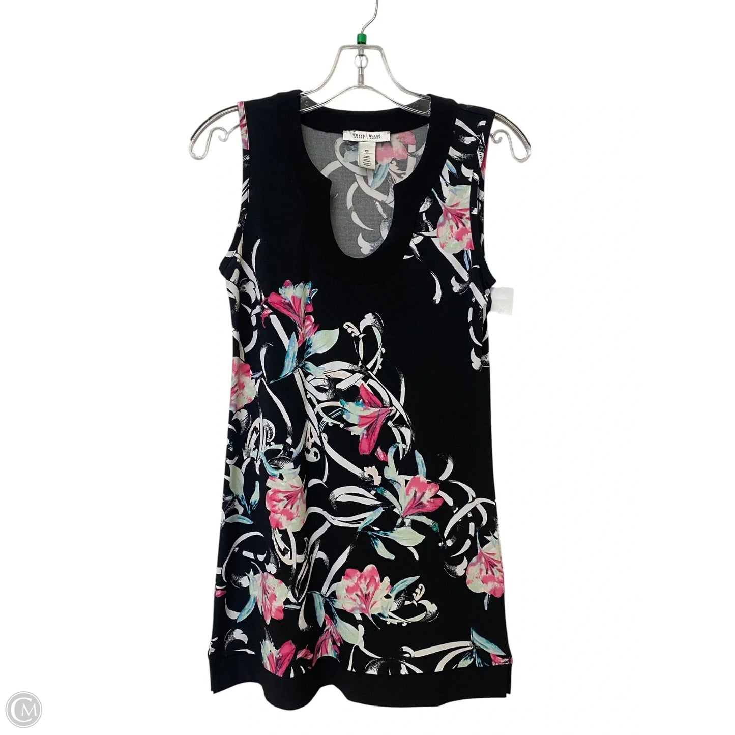 Dress Casual Short By White House Black Market In Floral Print, Size: Xs