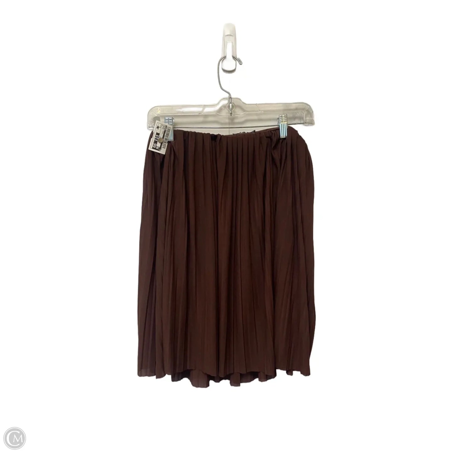 Skirt Midi By Zara In Brown, Size: M