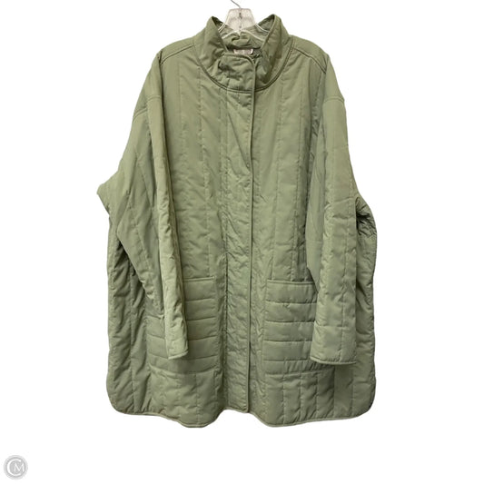 Coat Puffer & Quilted By Calia In Green, Size: 3x