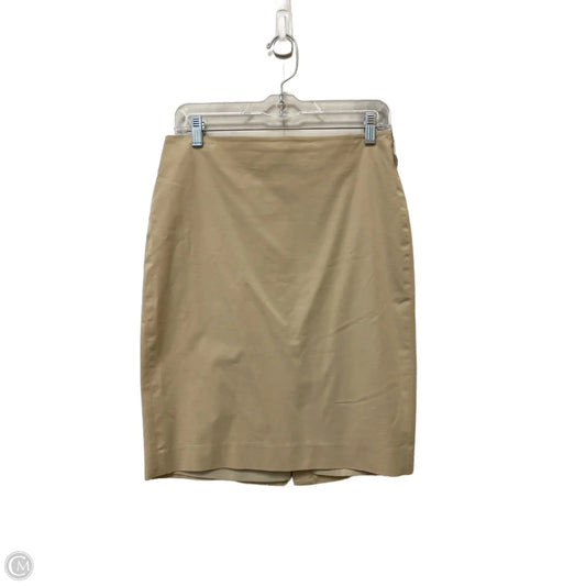 Skirt Midi By Ann Taylor In Taupe, Size: 4