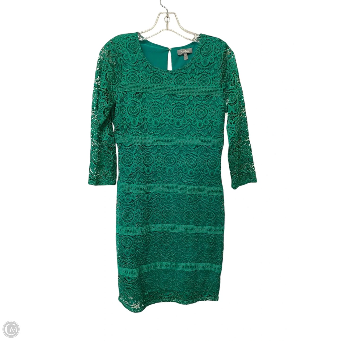 Dress Designer By Neiman Marcus In Green, Size: 8