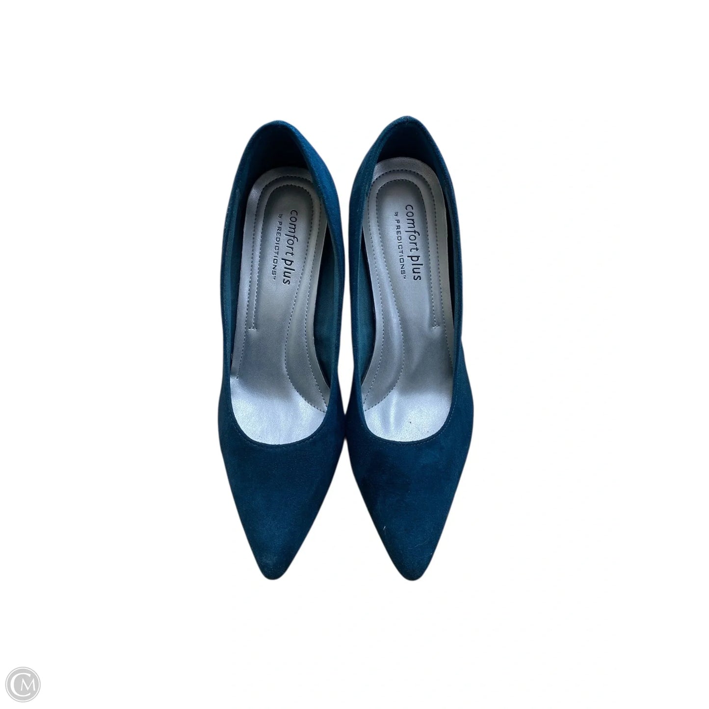 Shoes Heels Kitten By Predictions In Teal, Size: 5
