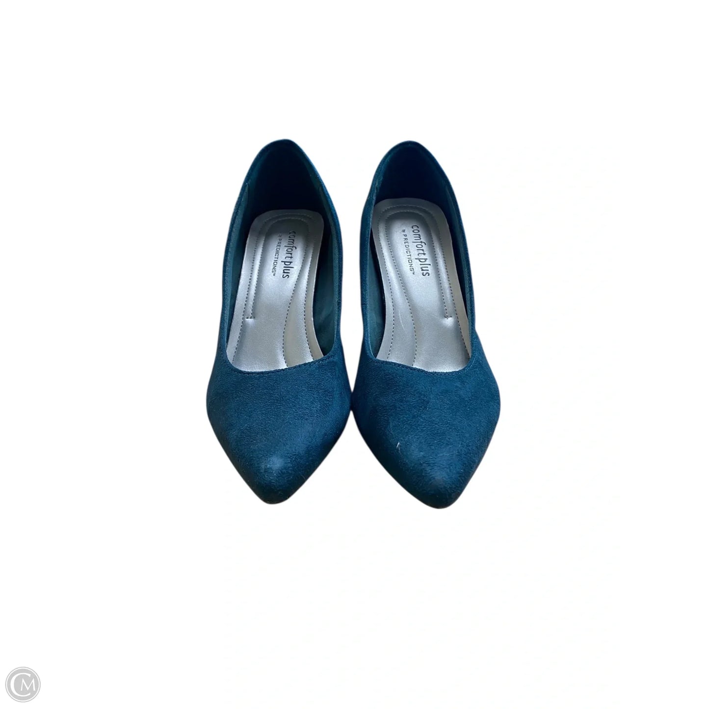 Shoes Heels Kitten By Predictions In Teal, Size: 5
