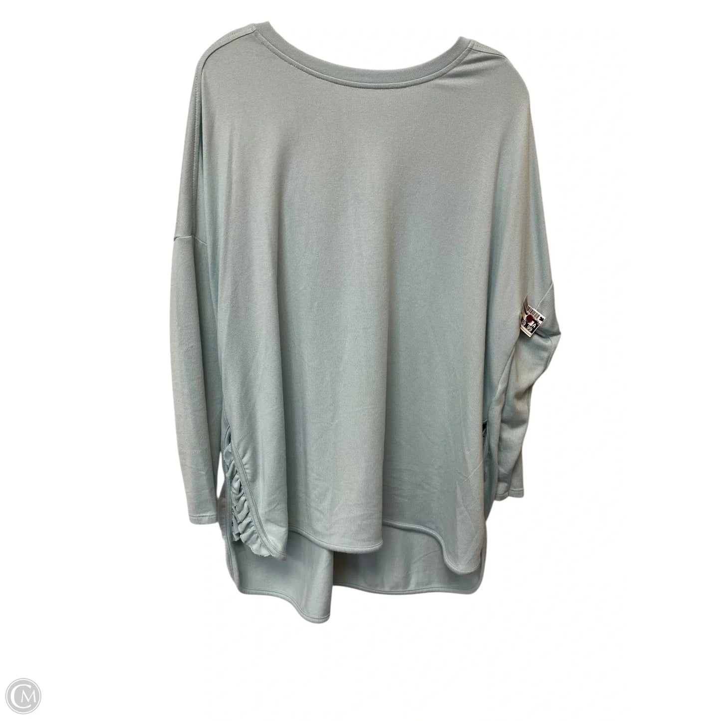 Top Long Sleeve Basic By Cupio In Blue, Size: 1x