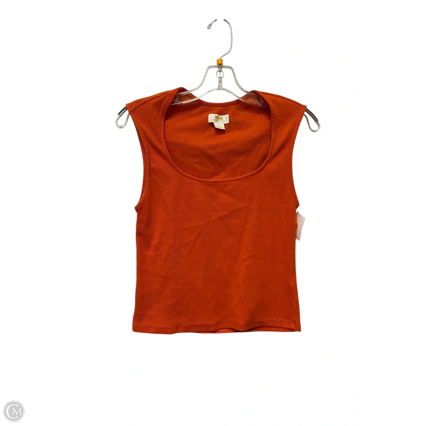 Top Sleeveless Basic By Maeve In Orange, Size: M