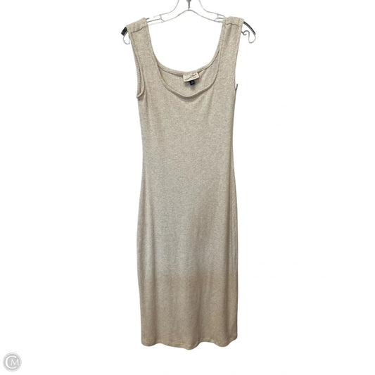Dress Casual Maxi By Universal Thread In Cream, Size: M