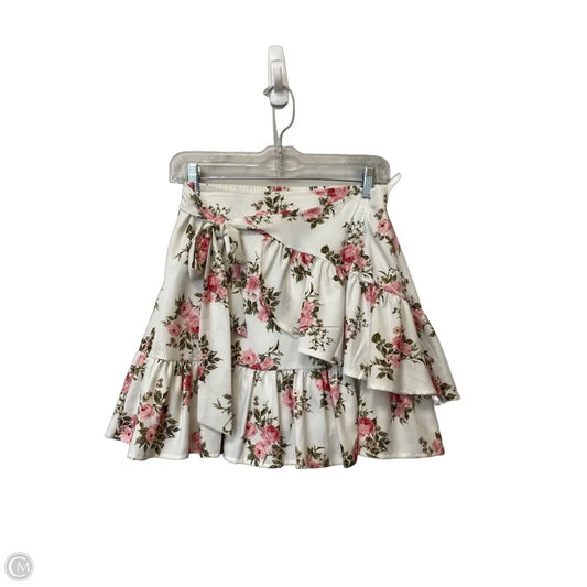Skirt Mini & Short By Altard State In Floral Print, Size: S