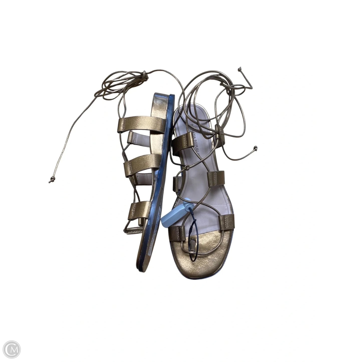 Sandals Flats By Banana Republic In Bronze, Size: 6.5