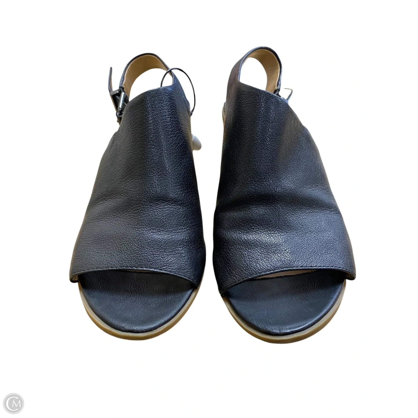 Sandals Heels Block By Franco Sarto In Black, Size: 8.5