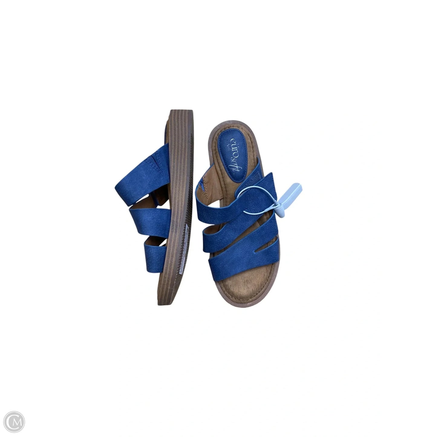 Sandals Flats By Sofft In Blue, Size: 6