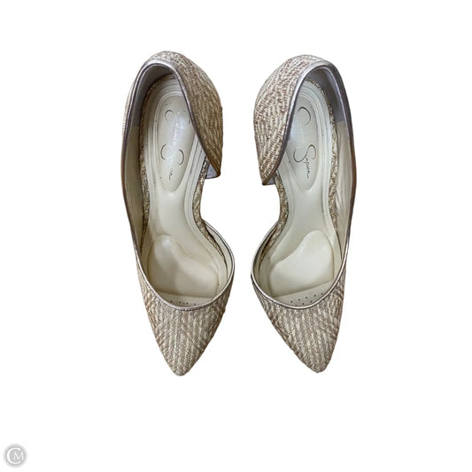 Shoes Heels Stiletto By Jessica Simpson In Tan, Size: 7.5