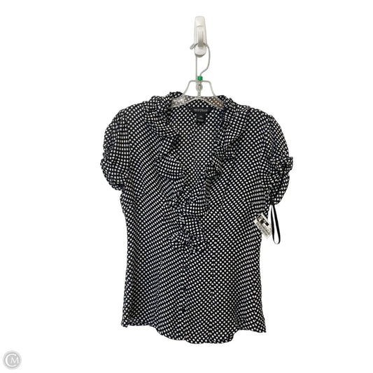 Top Sleeveless Basic By White House Black Market In Polkadot Pattern, Size: Xs