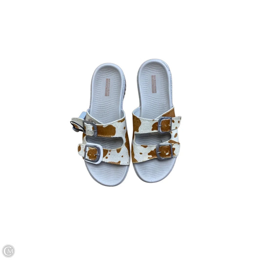 Sandals Flats By Skechers In Animal Print, Size: 7