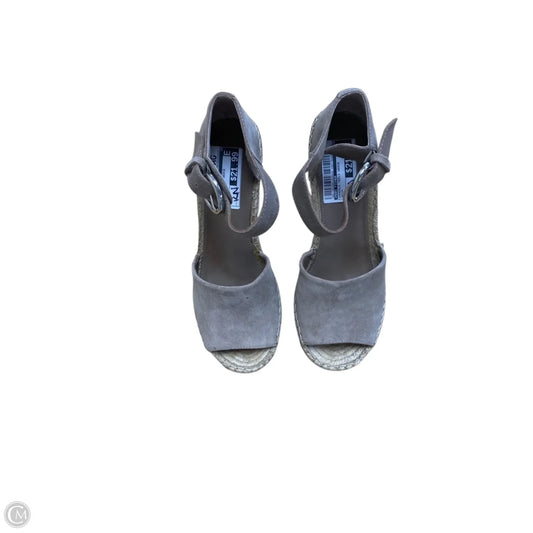 Sandals Heels Wedge By Marc Fisher In Brown, Size: 8