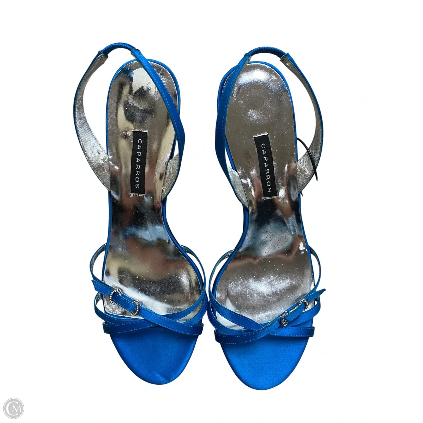Shoes Heels Kitten By Cme In Blue, Size: 7.5