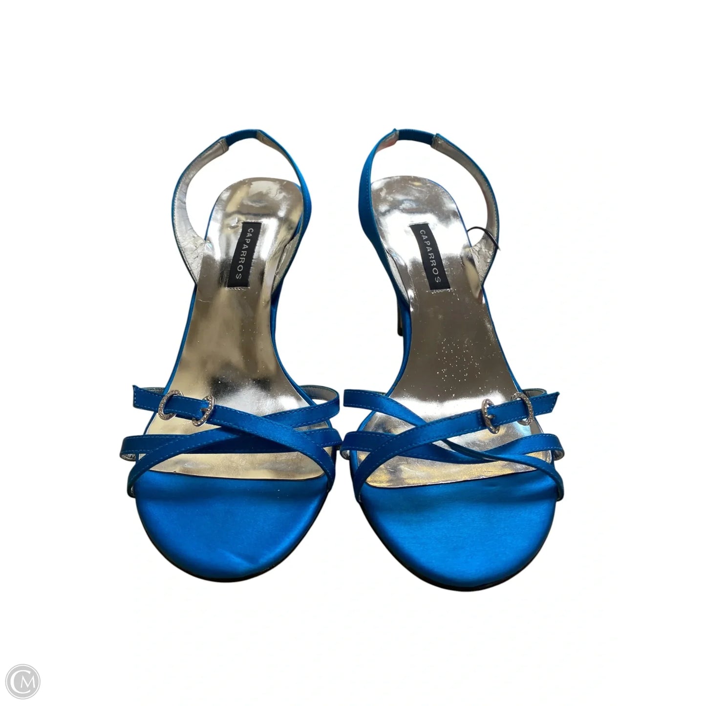 Shoes Heels Kitten By Cme In Blue, Size: 7.5