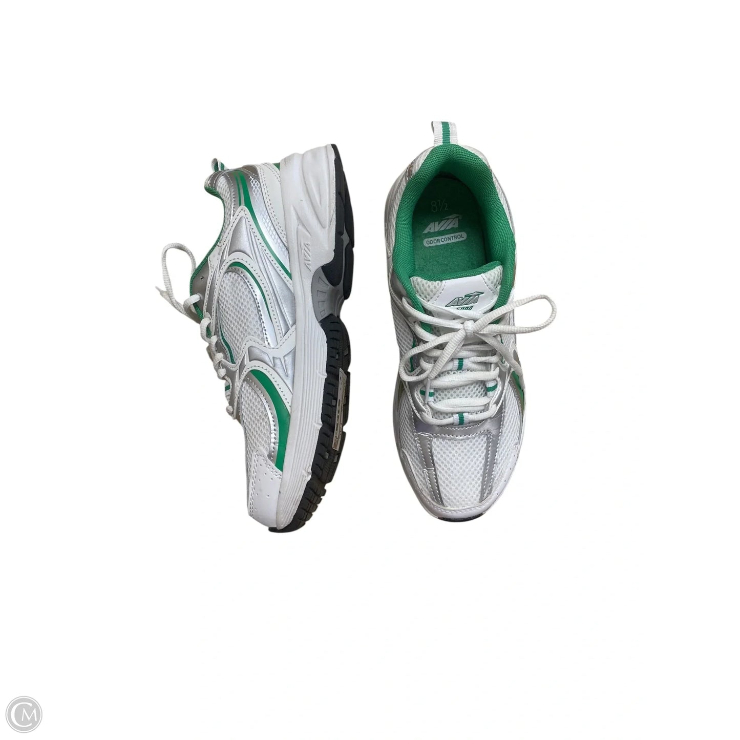 Shoes Athletic By Avia In Green & White, Size: 8.5