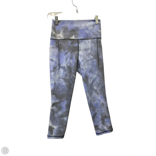 Athletic Leggings Capris By Athleta In Blue & Grey, Size: Xs