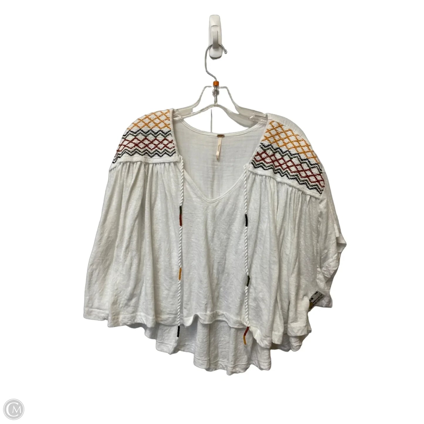 Top Short Sleeve By Free People In White, Size: M