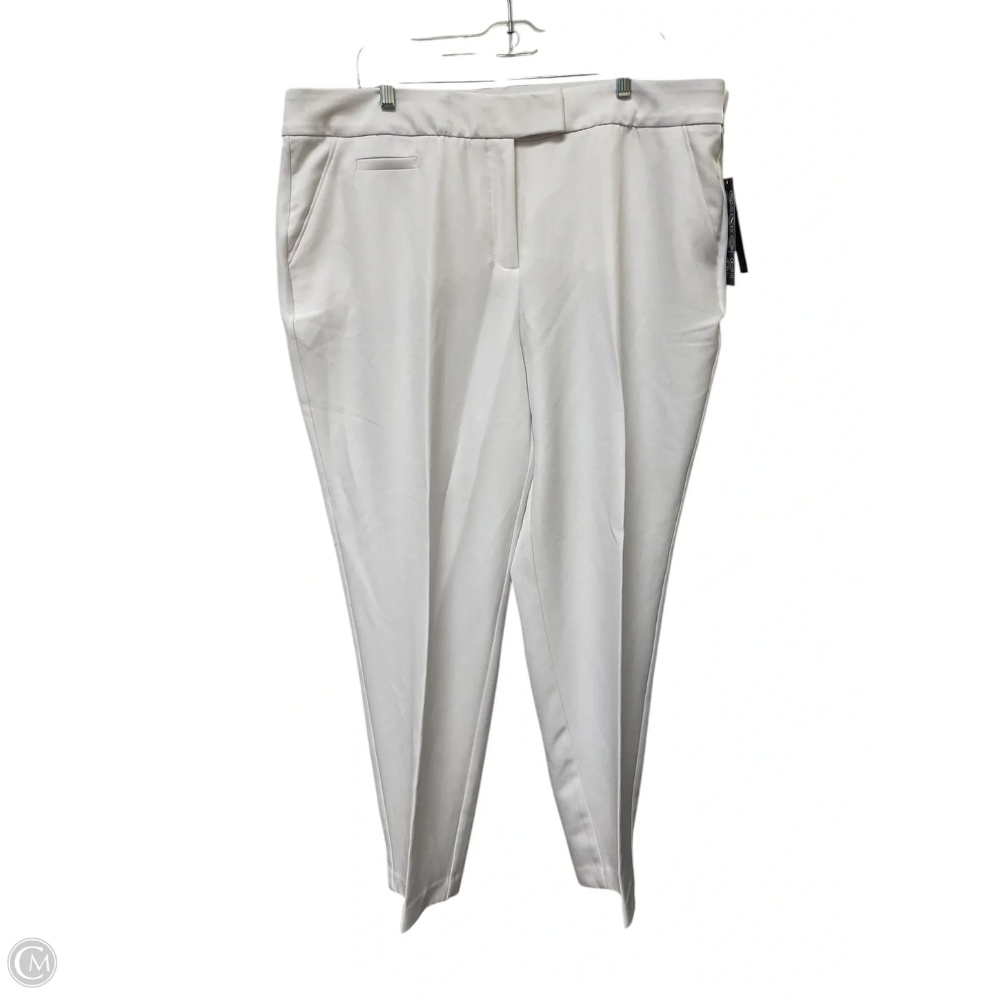 Pants Dress By Investments In White, Size: 18